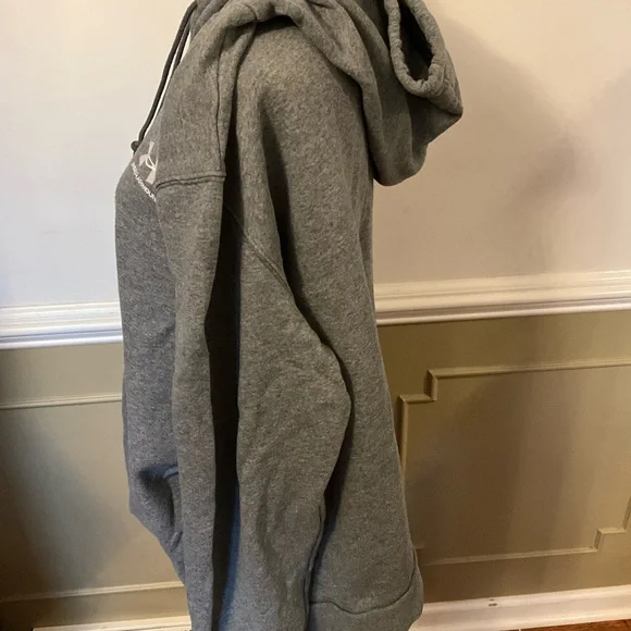 Under Armour Men's Heather Gray Hoodie - Picture 3 of 4
